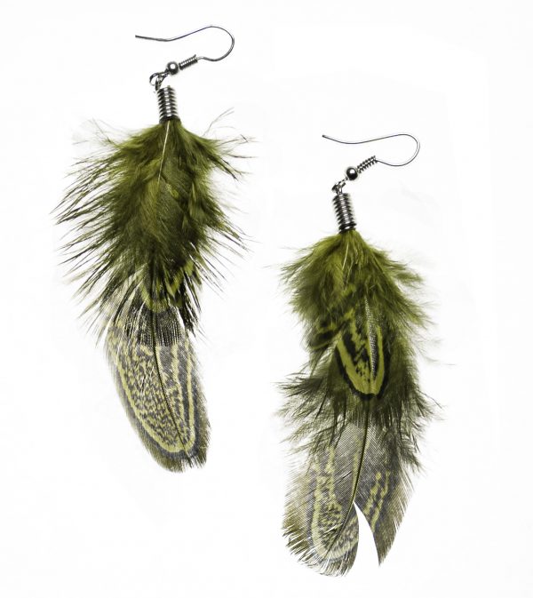 Madártoll fülbevaló 1 Madártoll fülbevaló