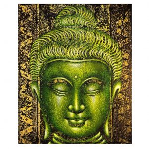 Awakening Buddha - Akril Buddha festmény