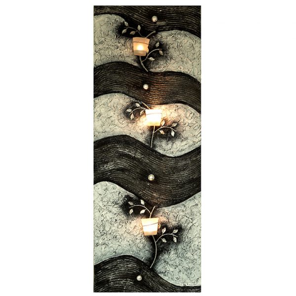 Rise to shine silver- Akril festmény 45x120 1 Rise to shine silver- Akril festmény 45x120