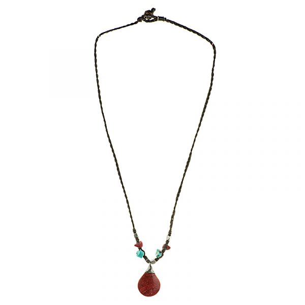 Sandra - korall nyaklánc 2 Sandra - korall nyaklánc - Image 2