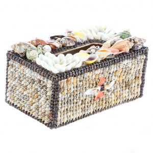 Oceanbox Tissue - kagyló zsebkendőtartó doboz