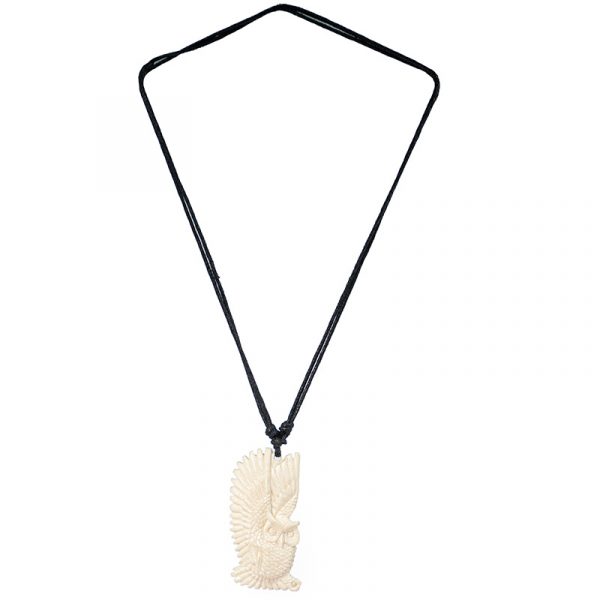 Mimi Bone Noble Owly - bagoly alakú csont ékszer - Image 2