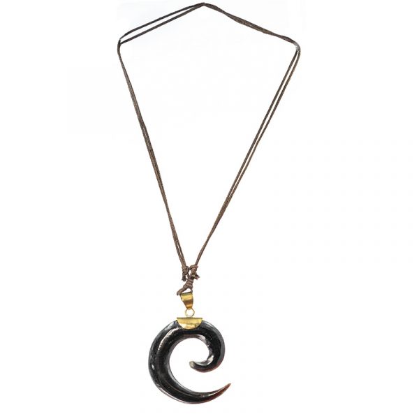 Mimi Bone Noble Eternity - koru alakú csont ékszer 1 Mimi Bone Noble Eternity - koru alakú csont ékszer