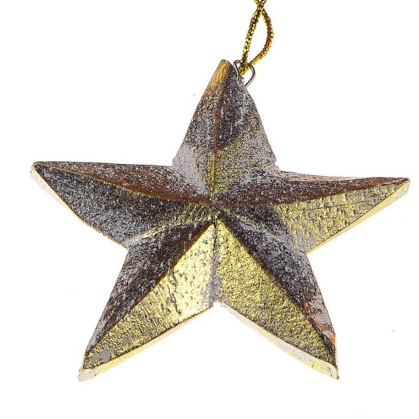 Csillag fa karácsonyfadísz