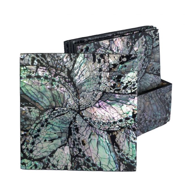 Shellhome Angel négyzet - kagyló poháralátét szett 6db 1 Shellhome Angel négyzet - kagyló poháralátét szett 6db