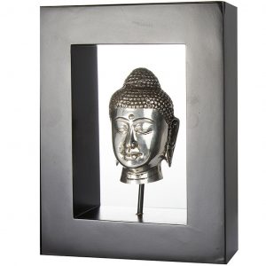 Framed Buddha Stand - Buddha fej dekoráció