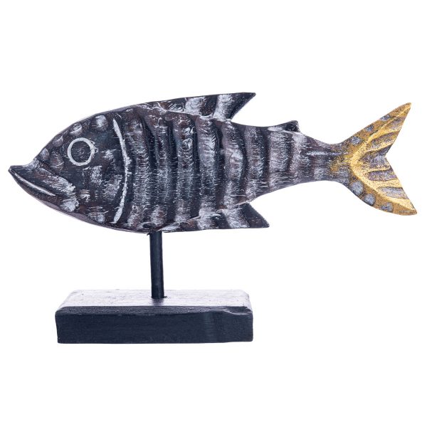 Sügér - fa dekoráció 1 Sügér - fa dekoráció