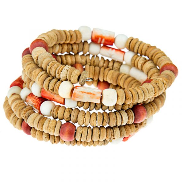 Coco Juliette - kókusz spirál karkötő 1 Coco Juliette - kókusz spirál karkötő