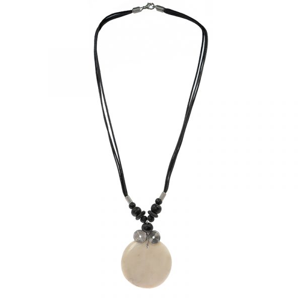 Rody bright perle - világos márvány nyaklánc