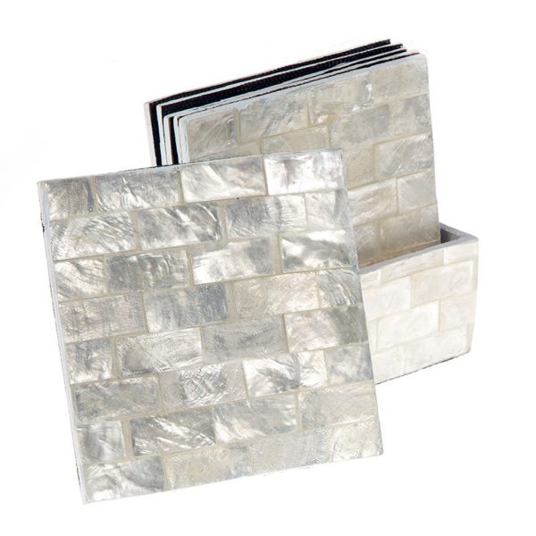 Shellhome Ezüst - Poháralátét Szett 6db 1 Shellhome Ezüst - Poháralátét Szett 6db