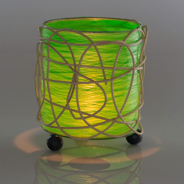 Green maze - nád mécsestartó 1 Green maze - nád mécsestartó