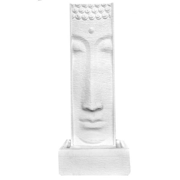 Buddhaflow L 130cm fehér - kő buddha csobogó 1 Buddhaflow L 130cm fehér - kő buddha csobogó