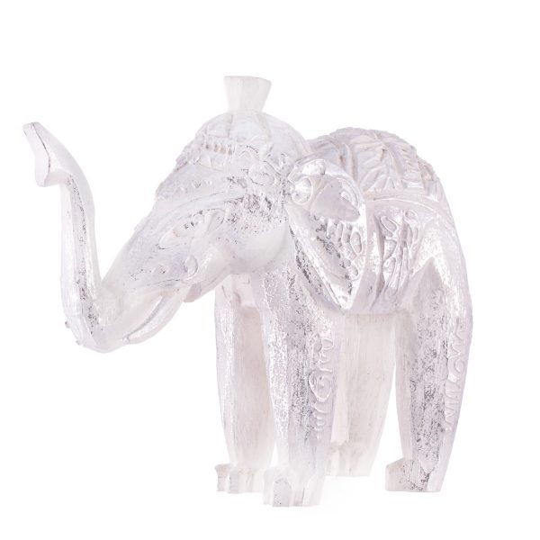 Ezüst elefánt fa dekoráció 1 Ezüst elefánt fa dekoráció