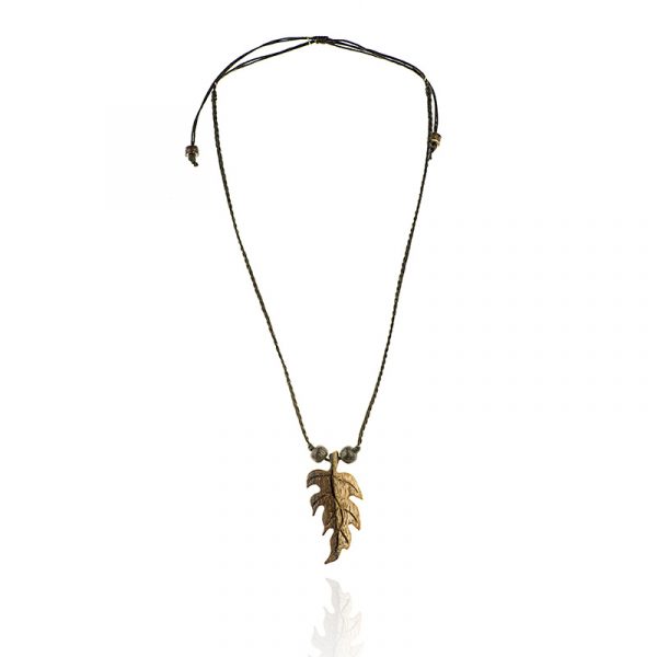 Noble Leaf - fa unisex nyaklánc 1 Noble Leaf - fa unisex nyaklánc