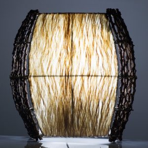 Kézzel készült ajándékok Baliról 29 Tribal fehér – falikar designlámpa