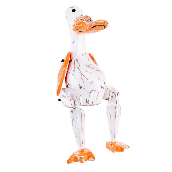 Karcsi a kacsa - fa bábú (Több méretben)