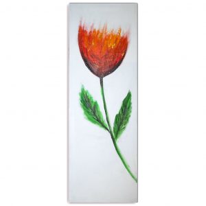 Kézzel készült ajándékok Baliról 46 Tulipán – akril festmény 30×90